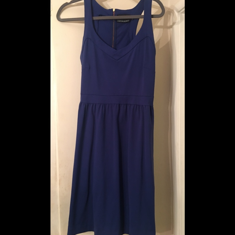 Cynthia Rowley Blue Dress Sz L